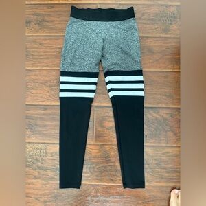 Bombshell Sportswear Kids Black and Gray Leggings
